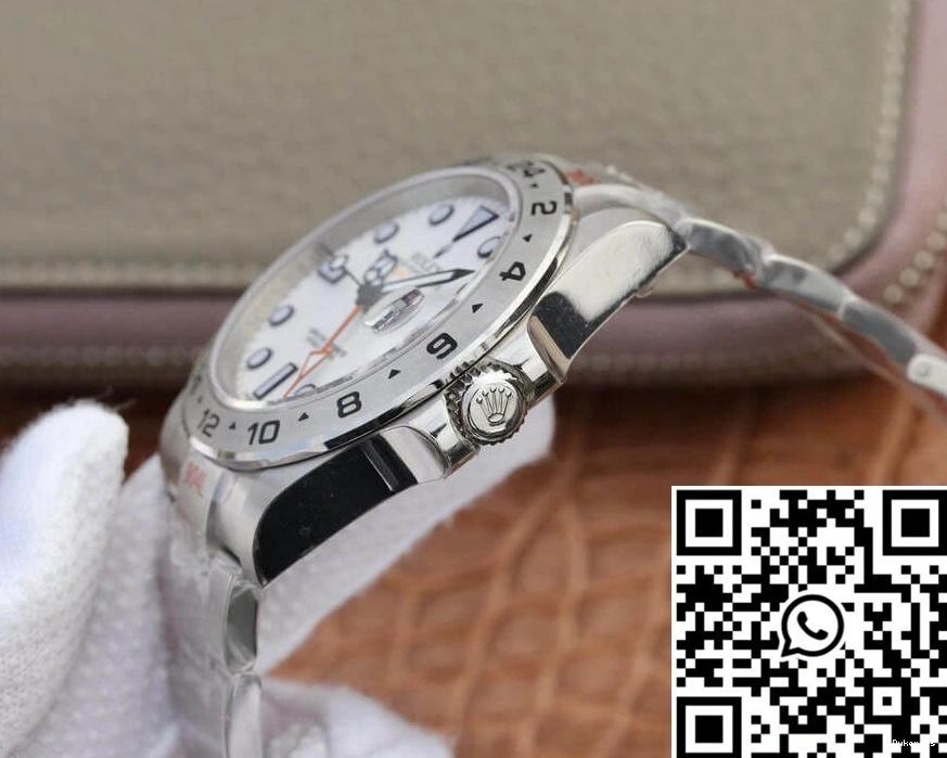 V4 Stainless GM Rolex Explorer M216570-0001 White Steel Dial Factory 0111